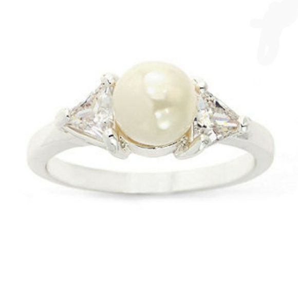 🌸 Just In elegant Pearl Ring - Picture 3 of 15
